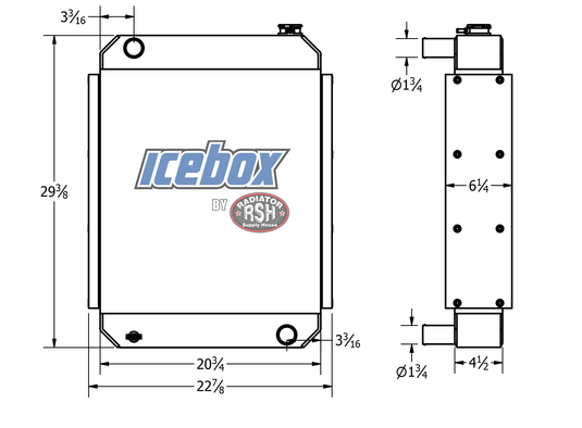Kubota Chipper Radiator