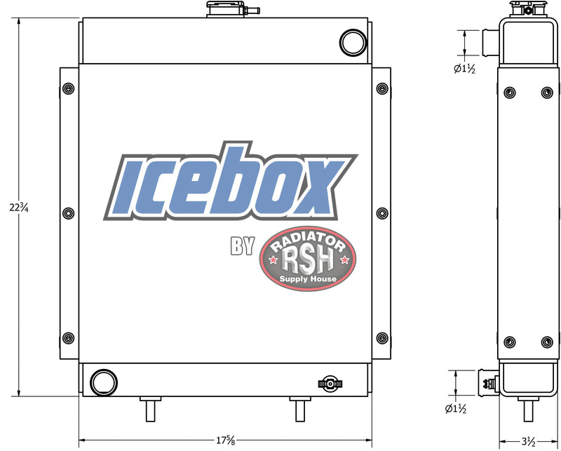 Load image into Gallery viewer, Oxbo Radiator # 820232

