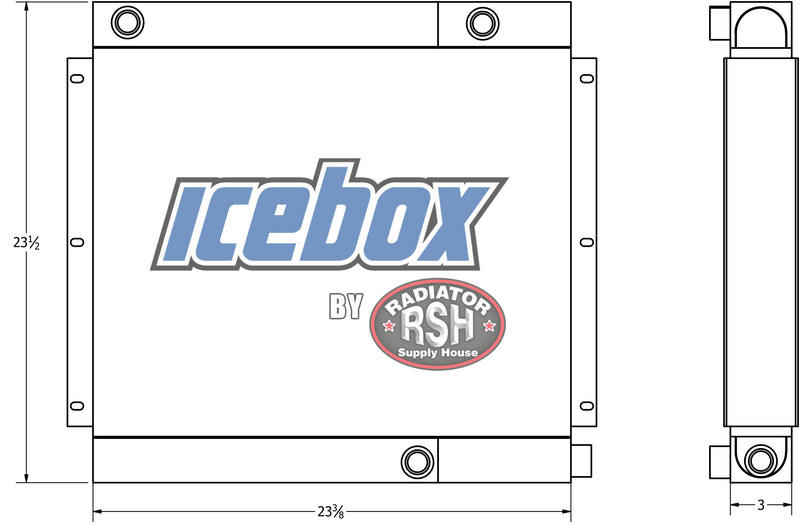 Load image into Gallery viewer, Miller Big Blue, Welder Oil Cooler # 820247
