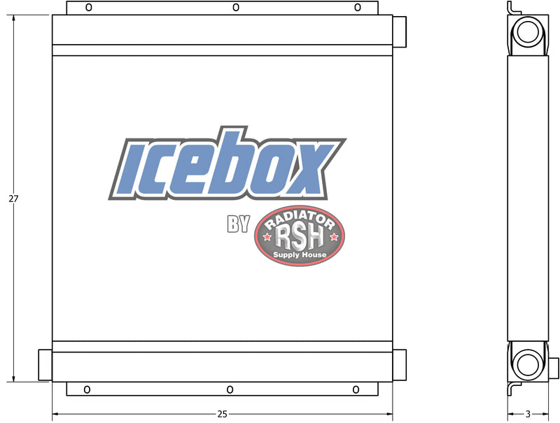 Load image into Gallery viewer, Tritell Feed Truck Oil Cooler # 820269
