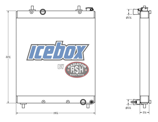 Kubota KX040, KX057, U55 Radiator