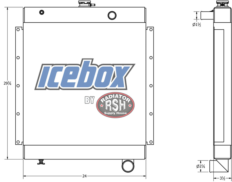 Load image into Gallery viewer, Universal Fertilizer Spray Buggy Radiator # 820278
