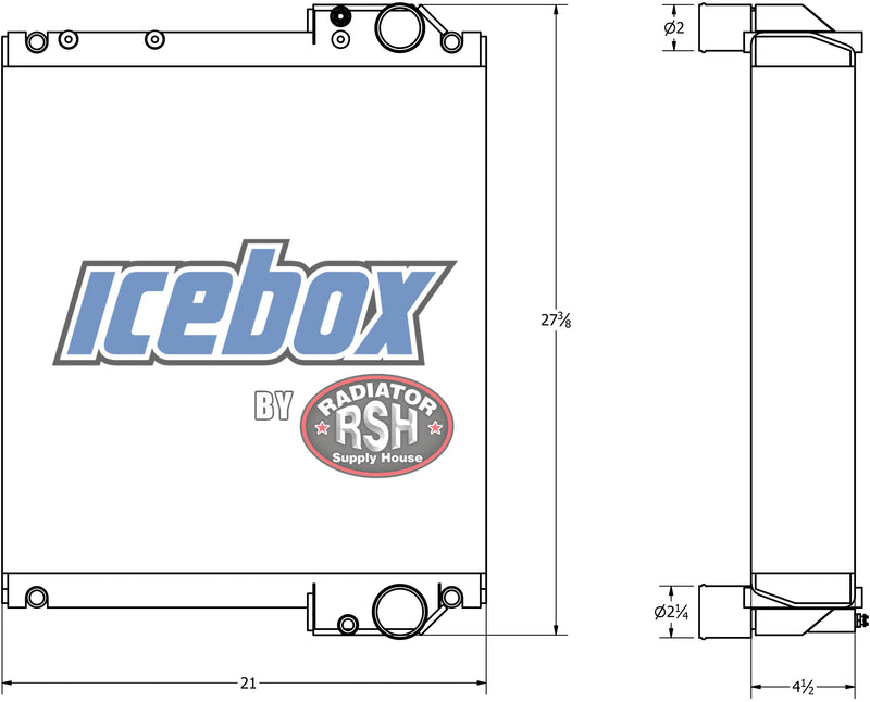 Load image into Gallery viewer, White 6810 Radiator # 820281
