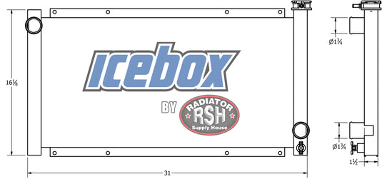 Ingersoll Rand Compressor Radiator # 840049