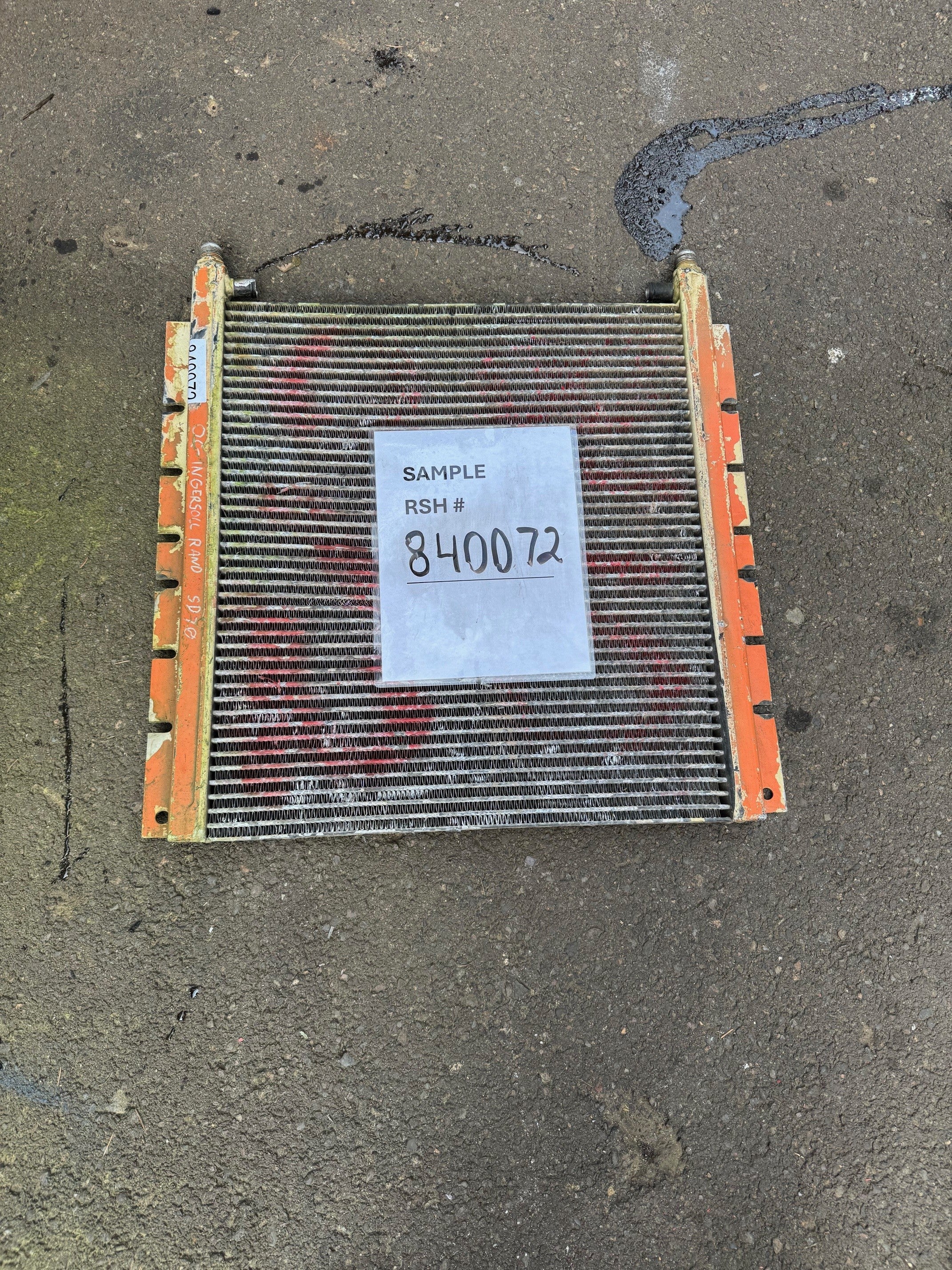 Ingersoll Rand SD70 Oil Cooler # 840072 – Radiator Supply House