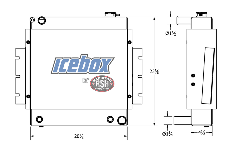 Load image into Gallery viewer, Ingersoll Rand T708 Tractor Radiator # 840151
