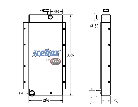 Chicago Pneumatic 185 Radiator