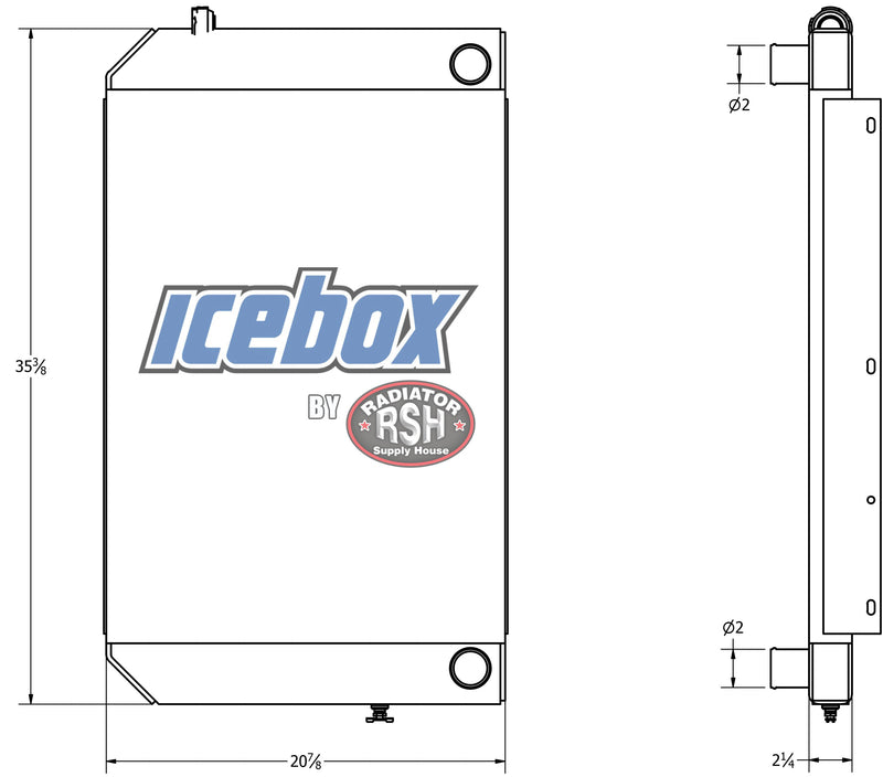 Load image into Gallery viewer, Ingersoll Rand P250WCU Radiator # 840177
