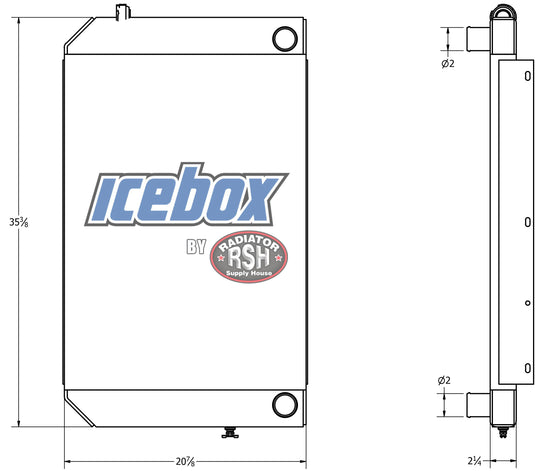 Ingersoll Rand P250WCU Radiator