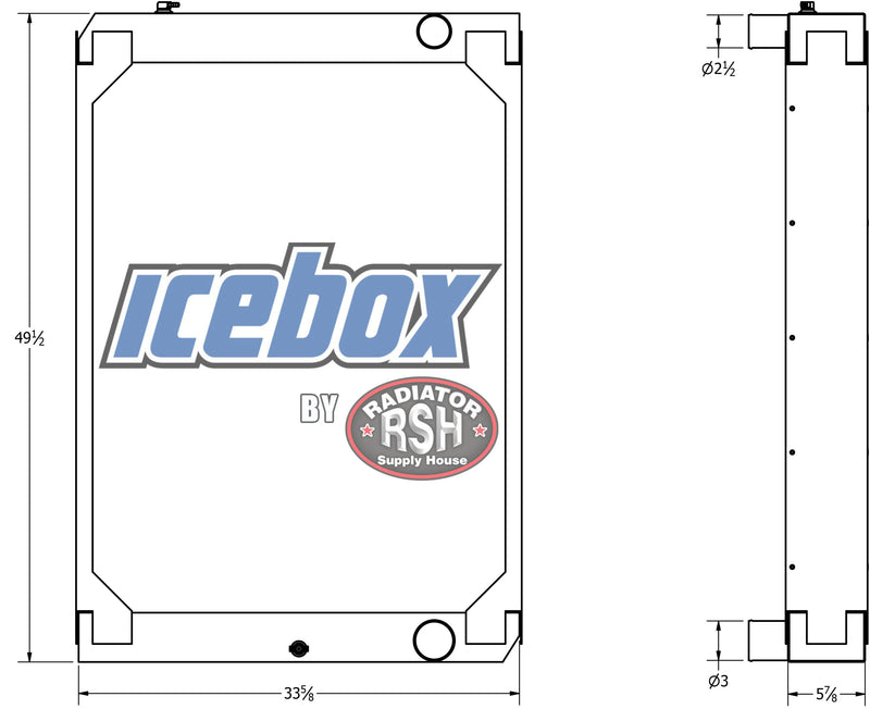 Load image into Gallery viewer, Case Radiator # 845006
