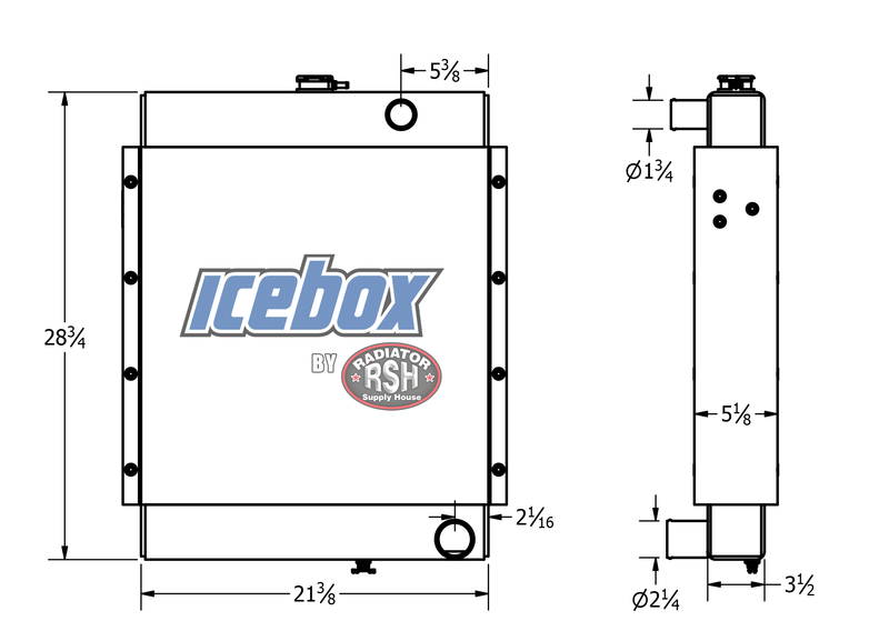 Load image into Gallery viewer, Case W14B, W14C Radiator # 845103
