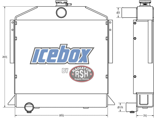 Case 350 Loader Radiator