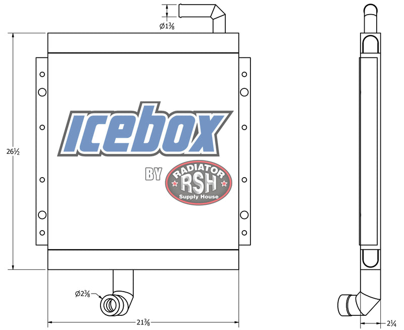 Load image into Gallery viewer, Case 680K / 680L Oil Cooler # 845150
