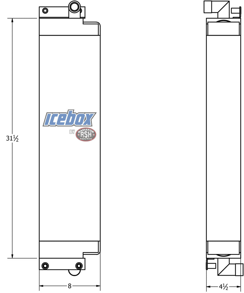 Load image into Gallery viewer, Case 1155E Oil Cooler # 845177
