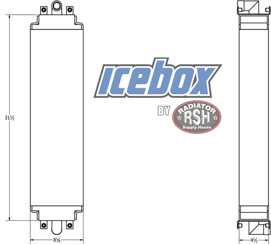 Case 1155E Crawler Oil Cooler