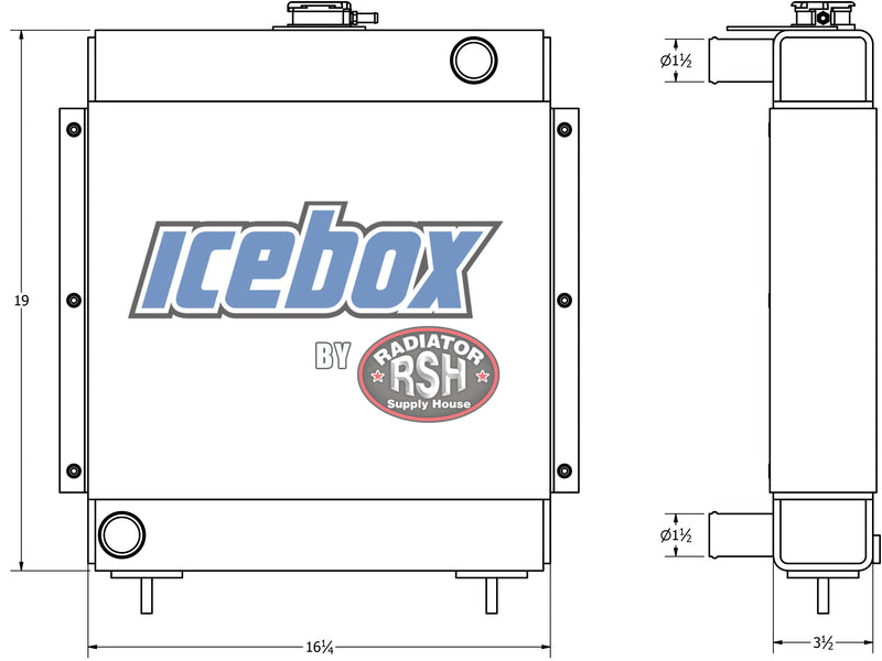 Load image into Gallery viewer, Case 1830 Radiator # 845269
