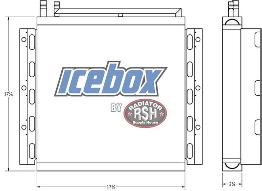 Case 580K, 580SK AC Condenser