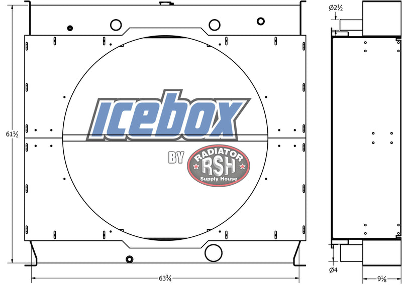 Caterpillar 3412 Radiator # 850345 – Radiator Supply House