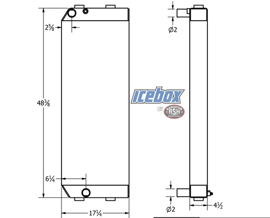 Caterpillar 320E Radiator