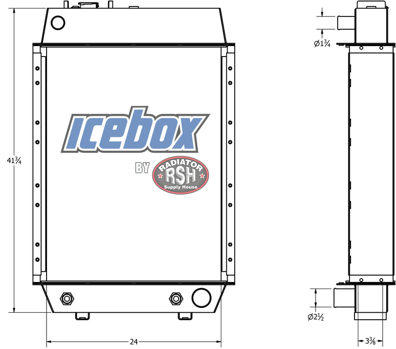 Load image into Gallery viewer, Caterpillar D4H Radiator # 850401
