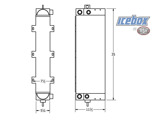 Caterpillar TL943 Telehandler Oil Cooler # 850582 – Radiator Caterpillar TL943 Telehandler Oil Cooler # 850582 – Radiator
