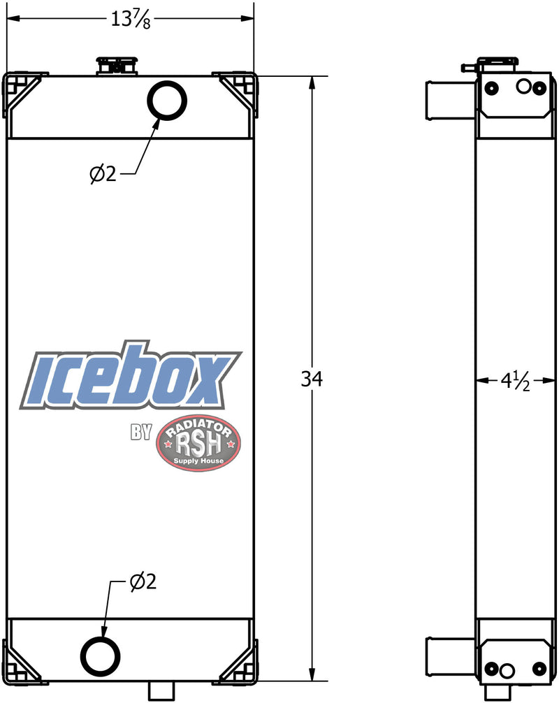 Load image into Gallery viewer, Caterpillar D4G Radiator # 850654
