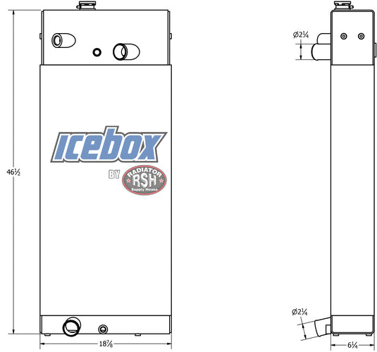 Caterpillar D6N Radiator