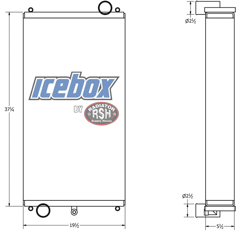 Load image into Gallery viewer, Caterpillar 140 Radiator # 851056
