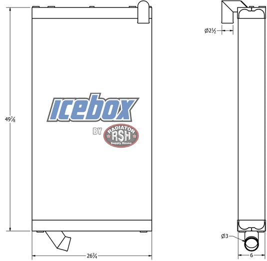 Caterpillar H83 Radiator