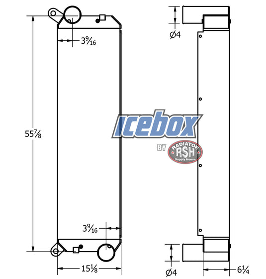 CAT C13B Charge Air Cooler