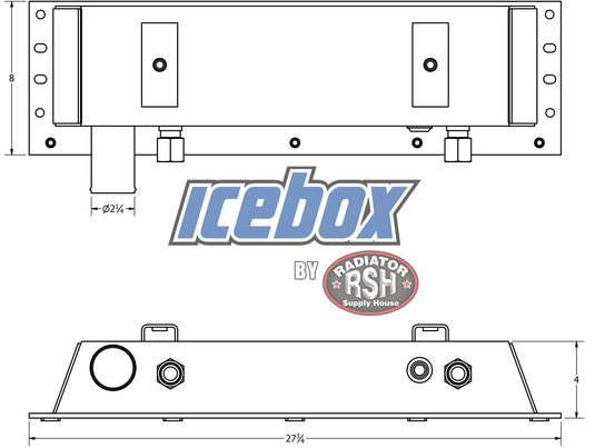 Caterpillar D3B,D3C,D4H Bottom Tank