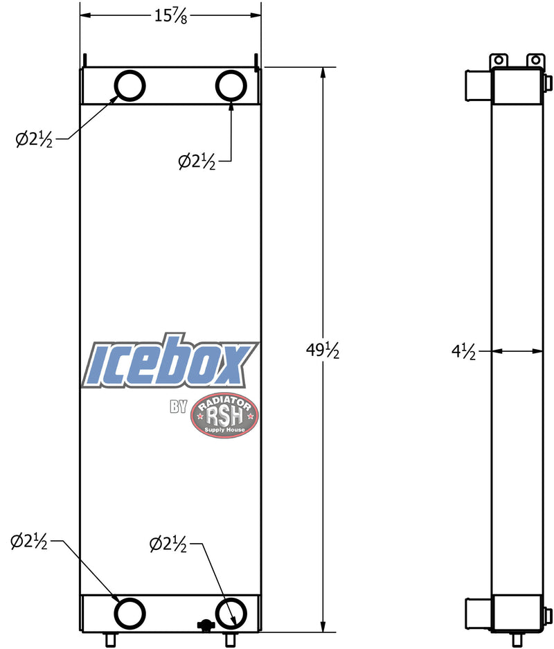 Load image into Gallery viewer, John Deere 650DLC Radiator # 870123
