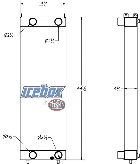 John Deere 650DLC Radiator