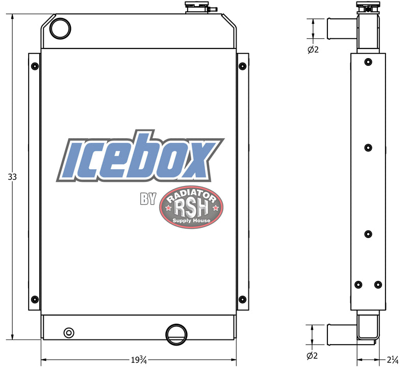 Load image into Gallery viewer, John Deere 310G Radiator # 870184
