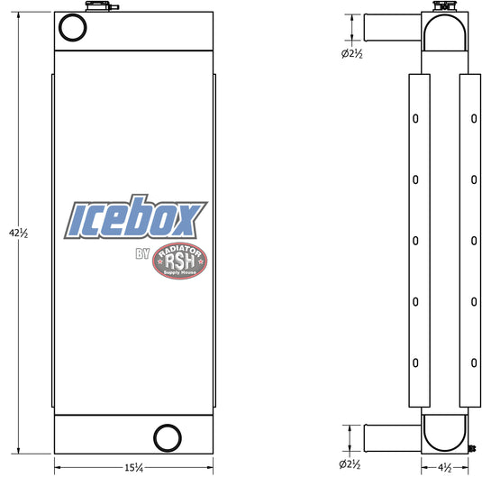 John Deere 648G3, 340G3 Radiator