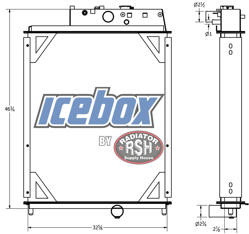 Load image into Gallery viewer, John Deere 8760 Radiator # 870239
