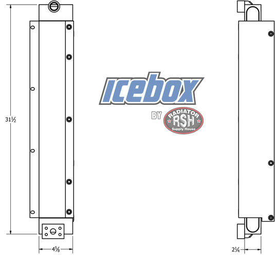 John Deere 450G Dozer, 455G Excavator Oil Cooler