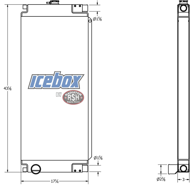 Load image into Gallery viewer, Hitachi EX350LCH-5 Radiator # 870358
