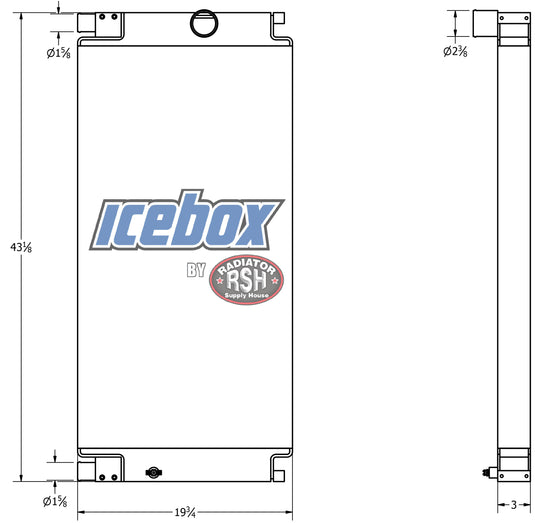 Hitachi EX350LCH-5 Radiator