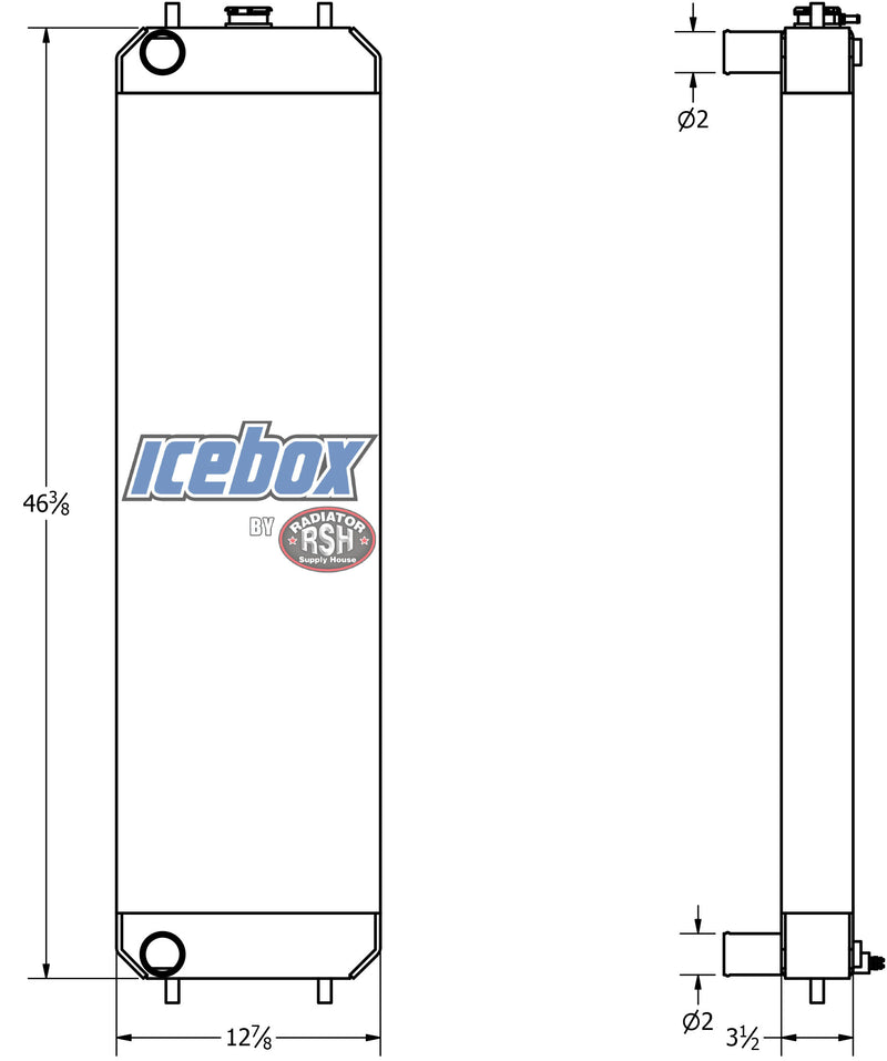 Load image into Gallery viewer, Hitachi ZX270LC-3 Radiator # 870364
