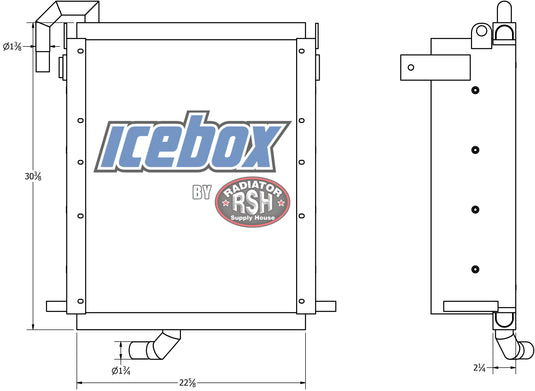 Hitachi EX150 Oil Cooler # 870379 – Radiator Supply House