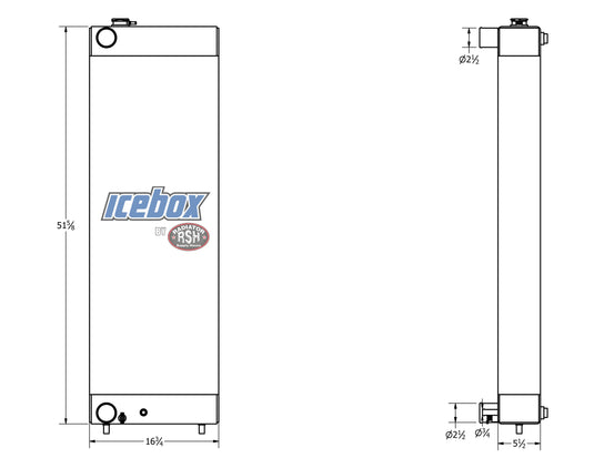 HItachi EX370, EX360, EX250, ZX350 Radiator