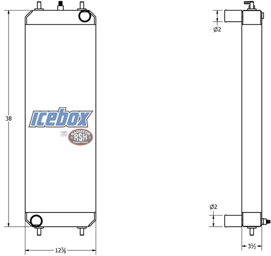 Hitachi ZE120-6, ZW140-6, ZW150-6 Radiator