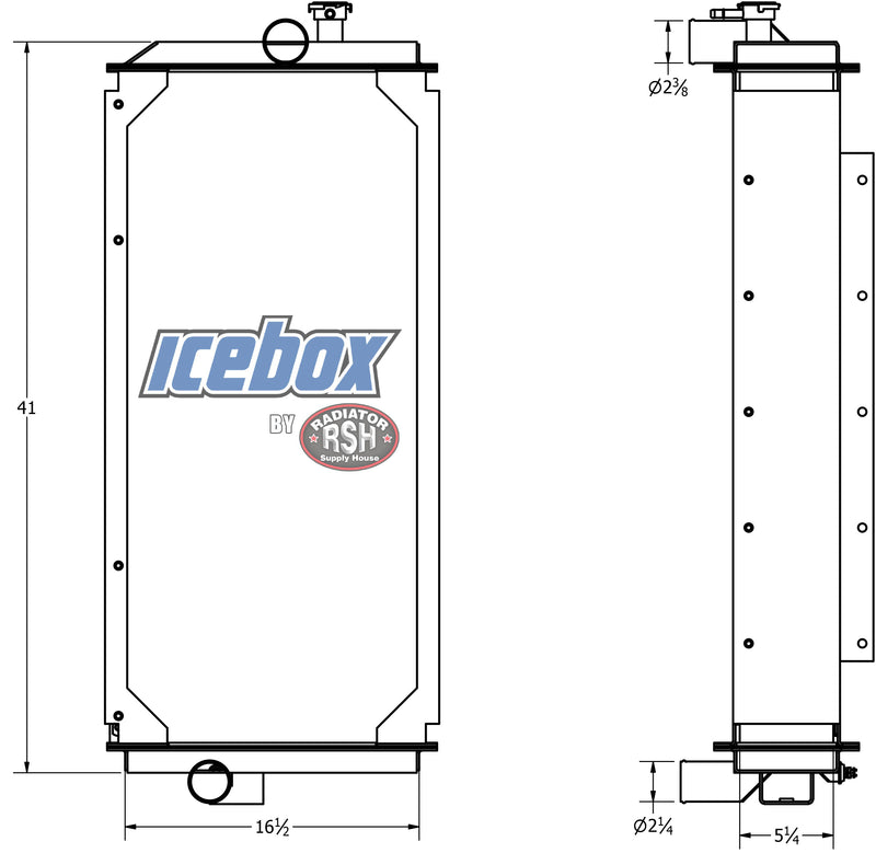 Load image into Gallery viewer, John Deere 750C, 850C Radiator # 870967
