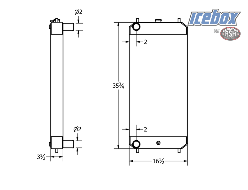 Load image into Gallery viewer, Hitachi Radiator # 871037

