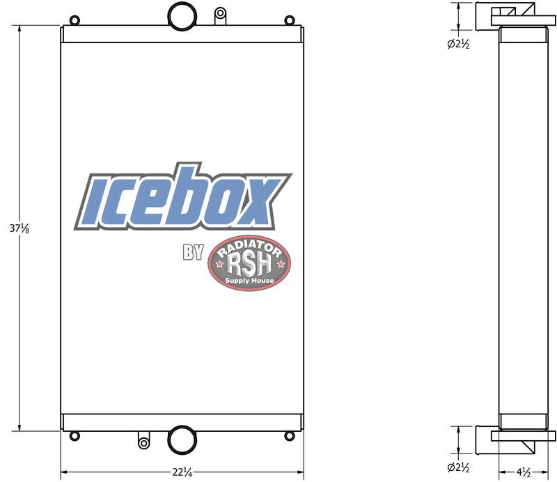 Load image into Gallery viewer, John Deere 624K Radiator # 871049
