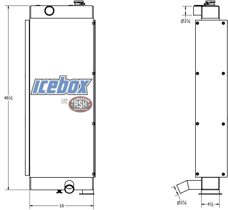 Load image into Gallery viewer, John Deere 330 Radiator # 871059
