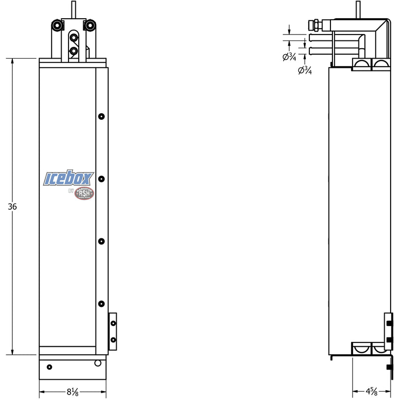 Load image into Gallery viewer, John Deere 740E, 748G, 748E, 640E, 540E Oil Cooler # 871104
