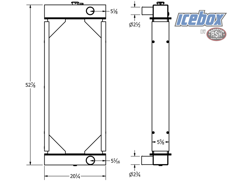 Load image into Gallery viewer, John Deere Cornpicker Radiator # 871199
