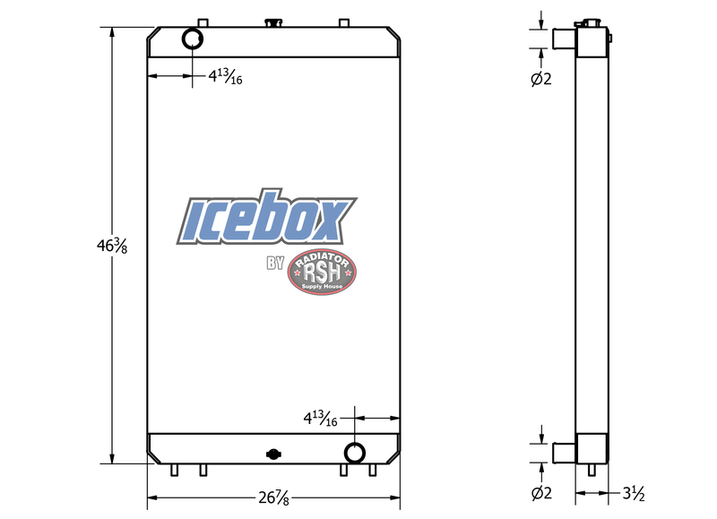Load image into Gallery viewer, Hitachi ZW250, ZW250-3, ZW250-HCMF Radiator # 871200
